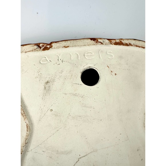 Arnel's Vintage Owl Ceramic Wall Hanging Plaque 12" - Picture 3 of 6